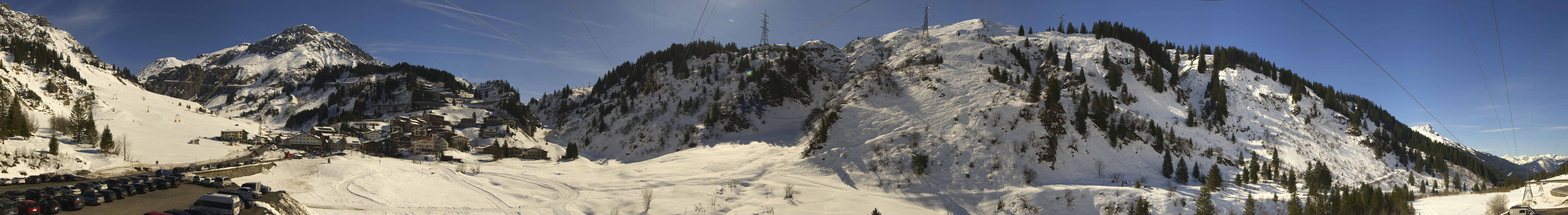 Archived image Webcam Ski Arlberg: Town of Stuben