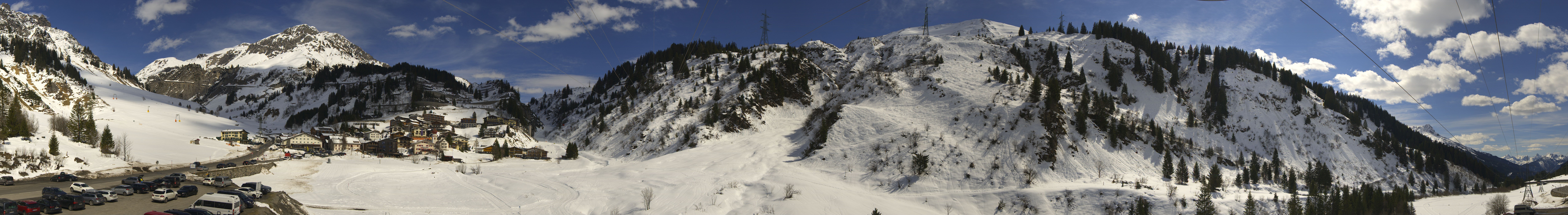 Archived image Webcam Ski Arlberg: Town of Stuben