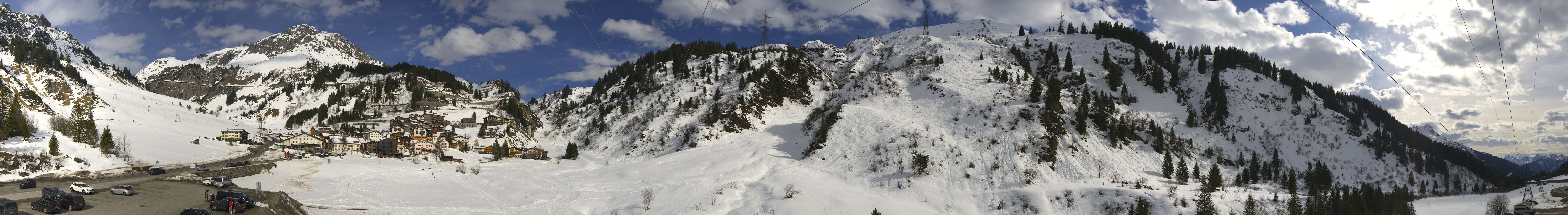 Archived image Webcam Ski Arlberg: Town of Stuben