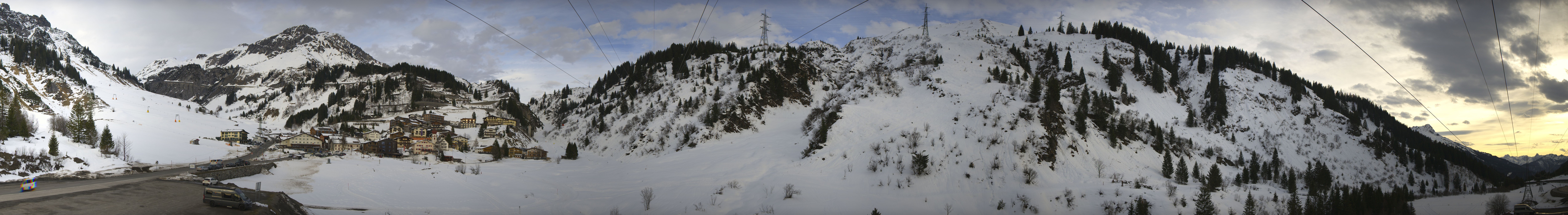 Archived image Webcam Ski Arlberg: Town of Stuben