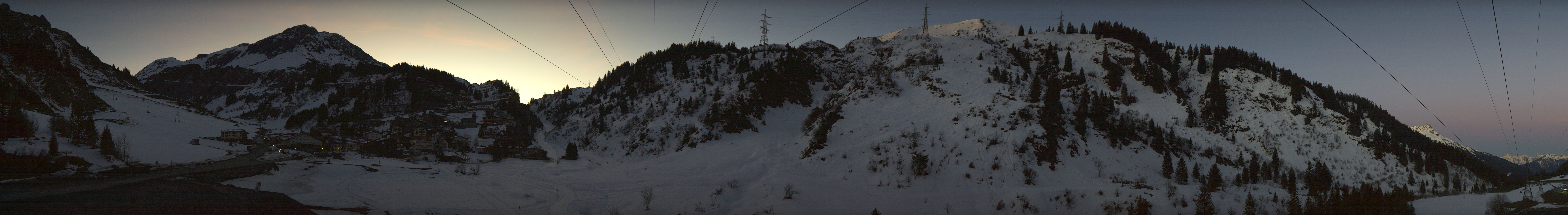 Archiv Foto Webcam Ski Arlberg: Stuben Ortsblick