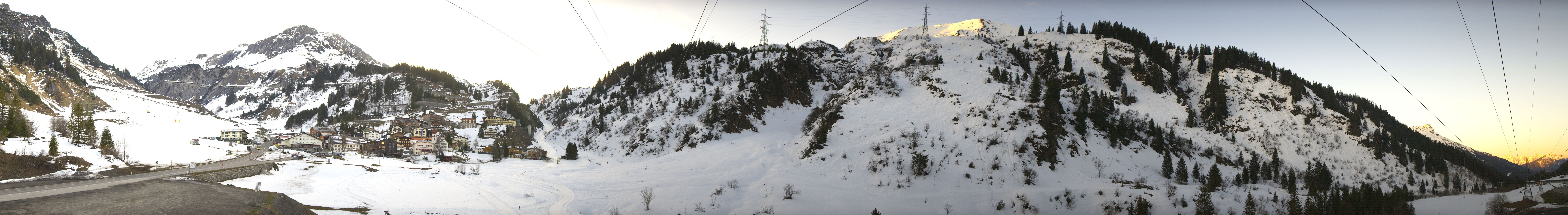 Archiv Foto Webcam Ski Arlberg: Stuben Ortsblick