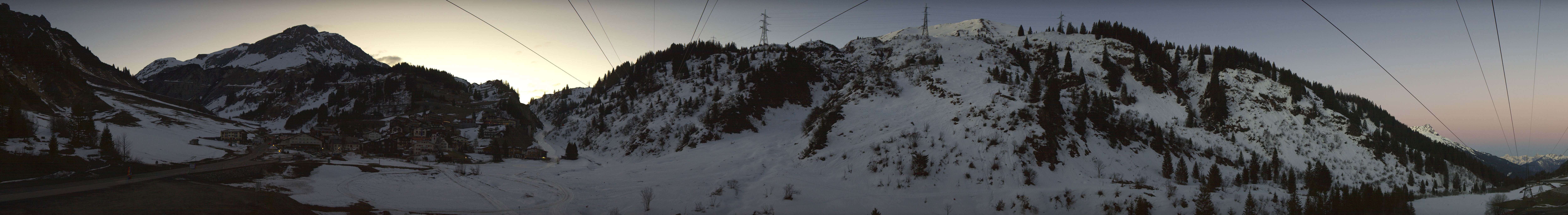 Archiv Foto Webcam Ski Arlberg: Stuben Ortsblick