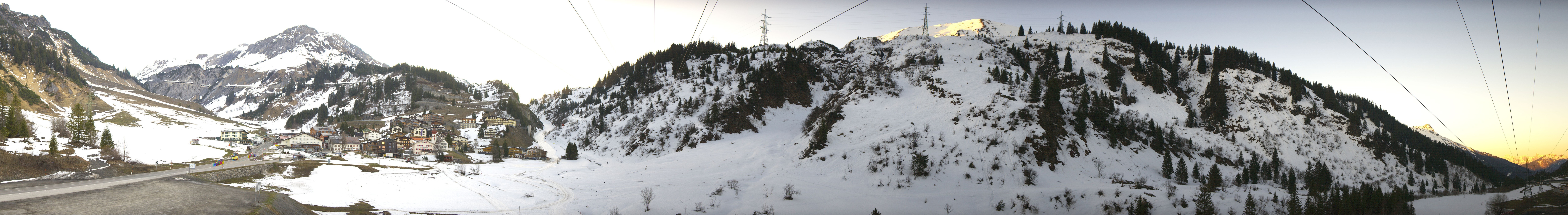 Archiv Foto Webcam Ski Arlberg: Stuben Ortsblick