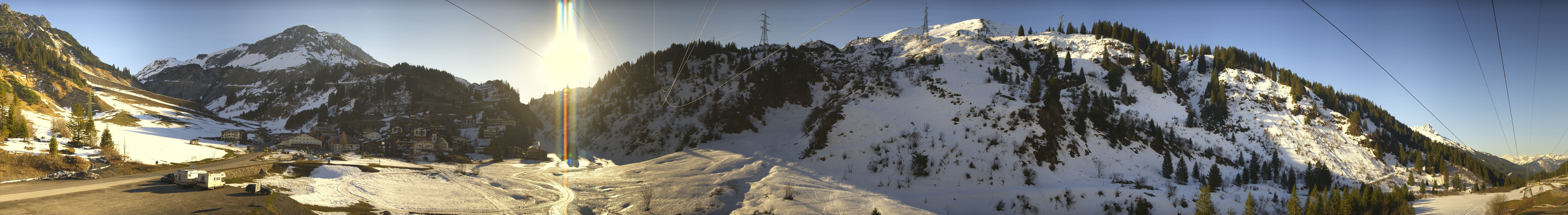 Archiv Foto Webcam Ski Arlberg: Stuben Ortsblick