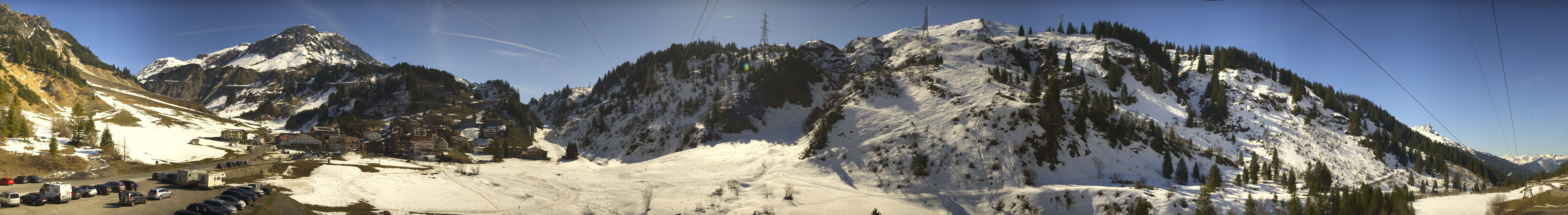 Archiv Foto Webcam Ski Arlberg: Stuben Ortsblick