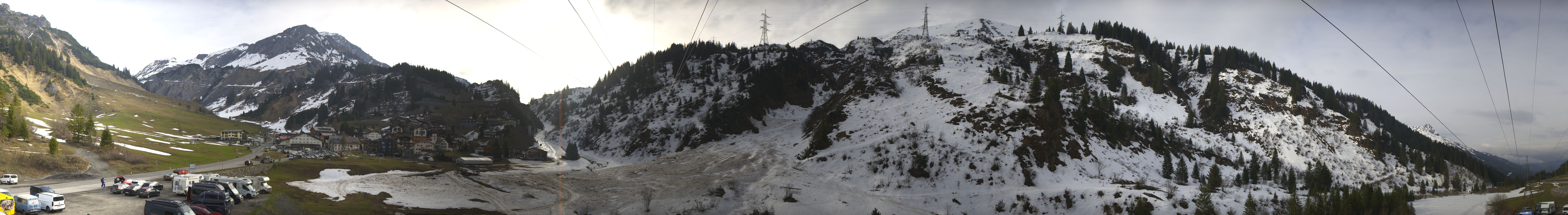 Archived image Webcam Ski Arlberg: Town of Stuben