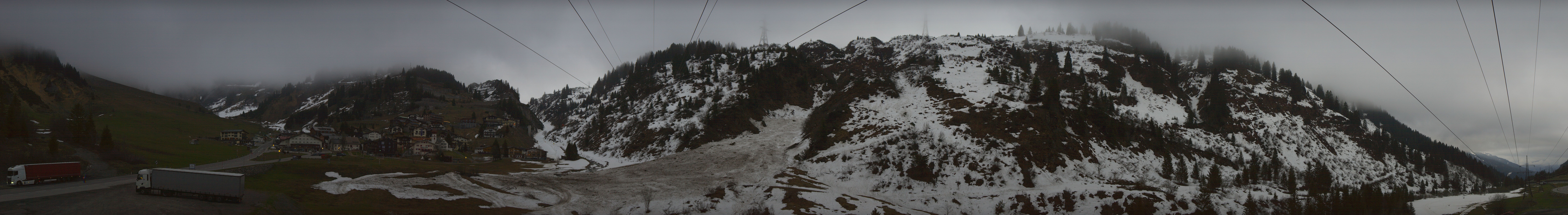 Archiv Foto Webcam Ski Arlberg: Stuben Ortsblick