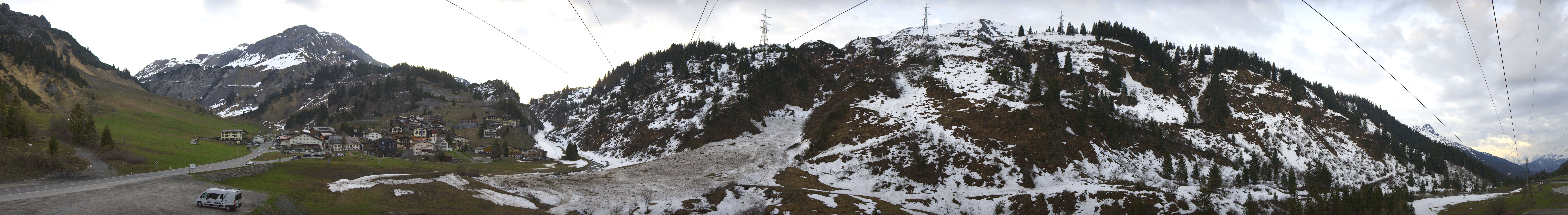 Archiv Foto Webcam Ski Arlberg: Stuben Ortsblick