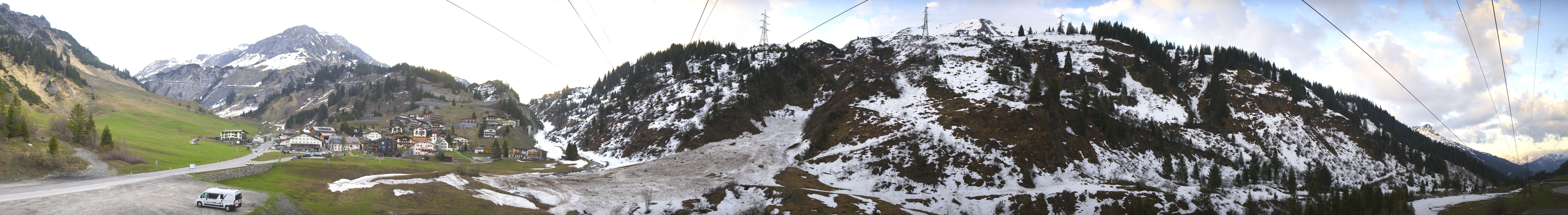 Archiv Foto Webcam Ski Arlberg: Stuben Ortsblick