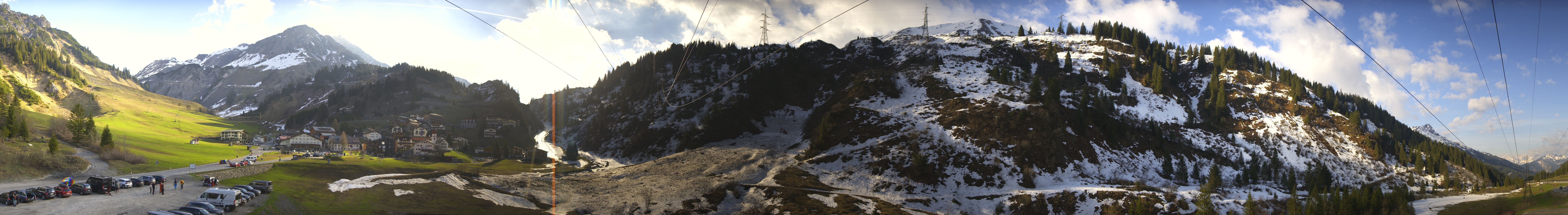 Archiv Foto Webcam Ski Arlberg: Stuben Ortsblick