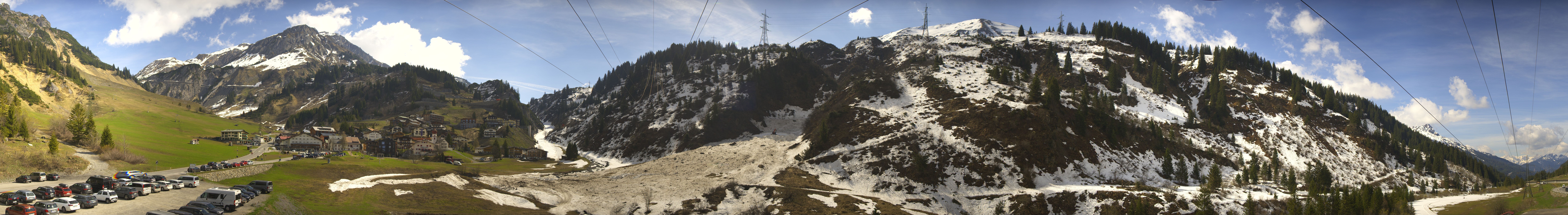 Archiv Foto Webcam Ski Arlberg: Stuben Ortsblick