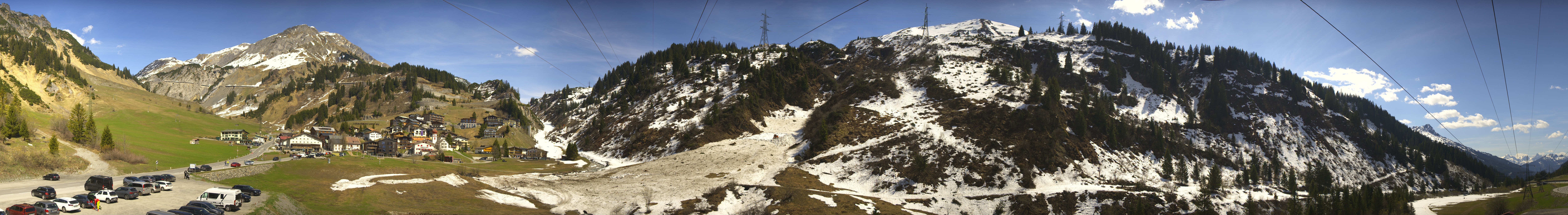 Archiv Foto Webcam Ski Arlberg: Stuben Ortsblick