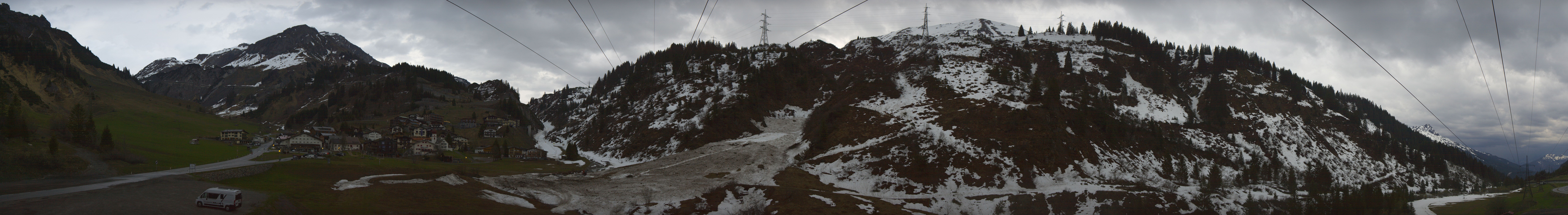Archiv Foto Webcam Ski Arlberg: Stuben Ortsblick