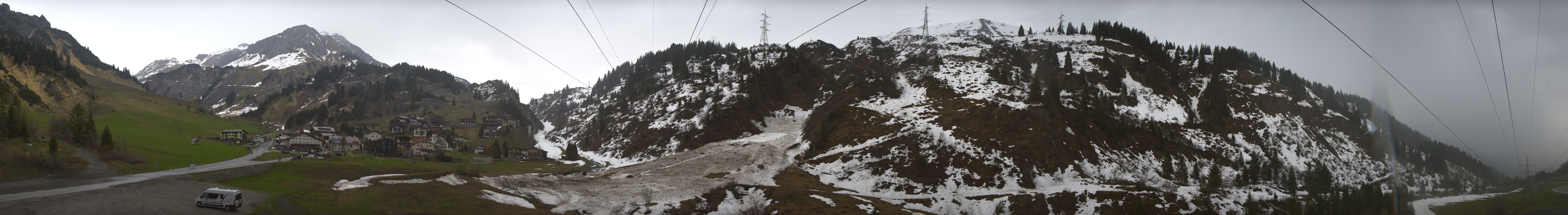 Archiv Foto Webcam Ski Arlberg: Stuben Ortsblick