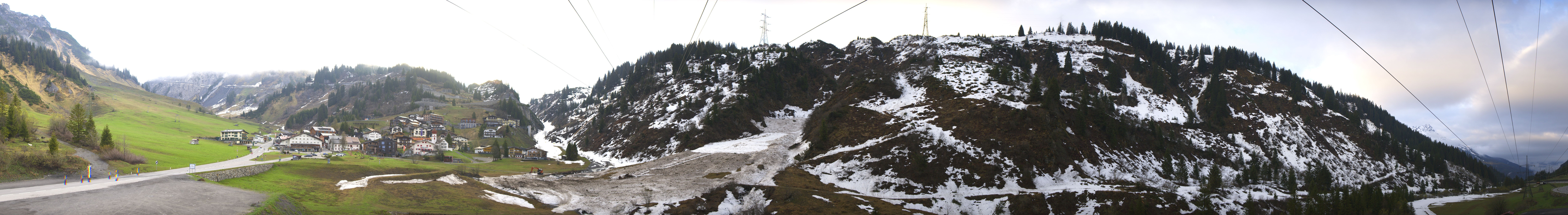 Archiv Foto Webcam Ski Arlberg: Stuben Ortsblick
