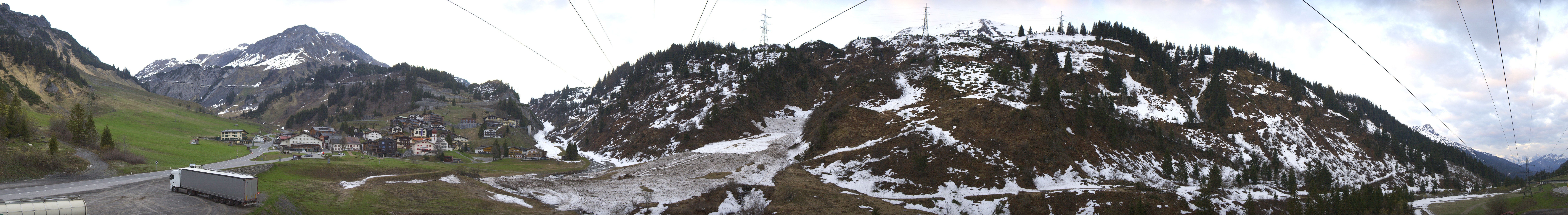Archiv Foto Webcam Ski Arlberg: Stuben Ortsblick