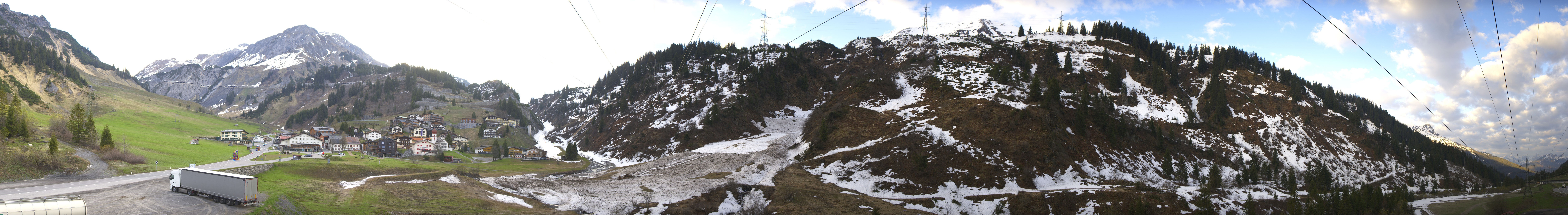 Archiv Foto Webcam Ski Arlberg: Stuben Ortsblick