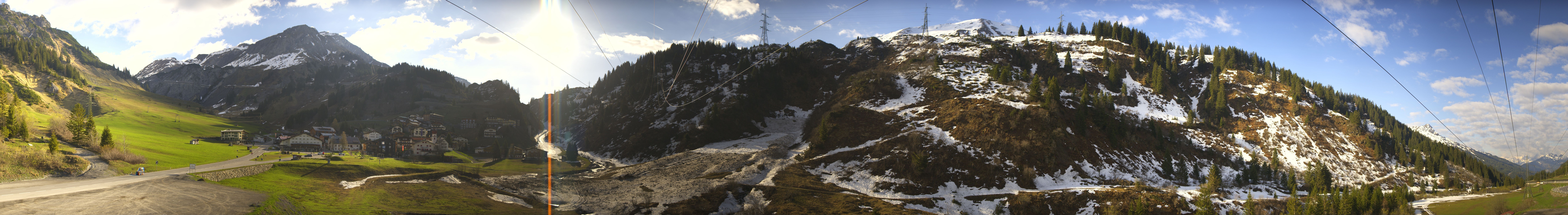 Archiv Foto Webcam Ski Arlberg: Stuben Ortsblick