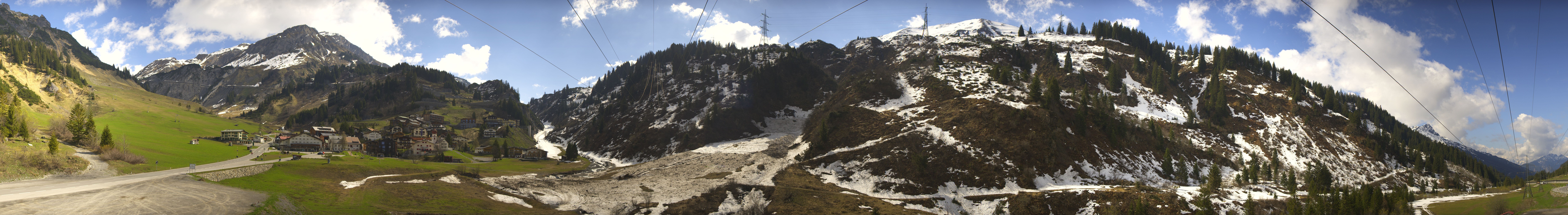 Archiv Foto Webcam Ski Arlberg: Stuben Ortsblick