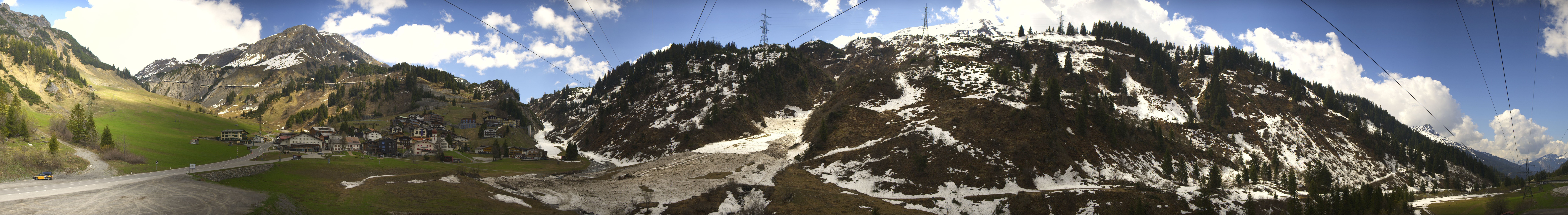 Archiv Foto Webcam Ski Arlberg: Stuben Ortsblick