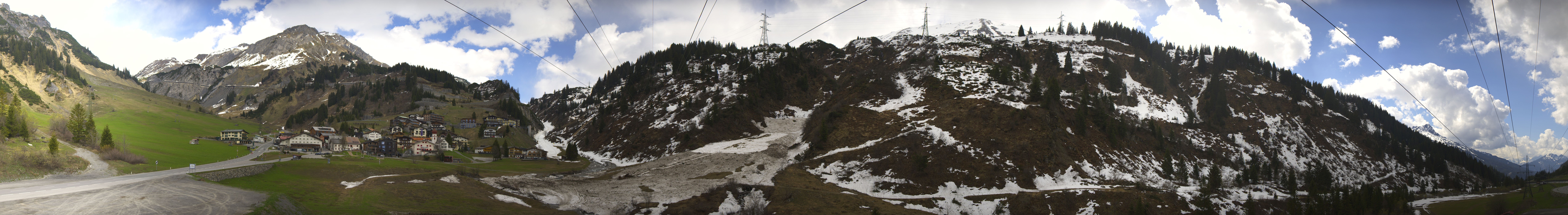 Archiv Foto Webcam Ski Arlberg: Stuben Ortsblick