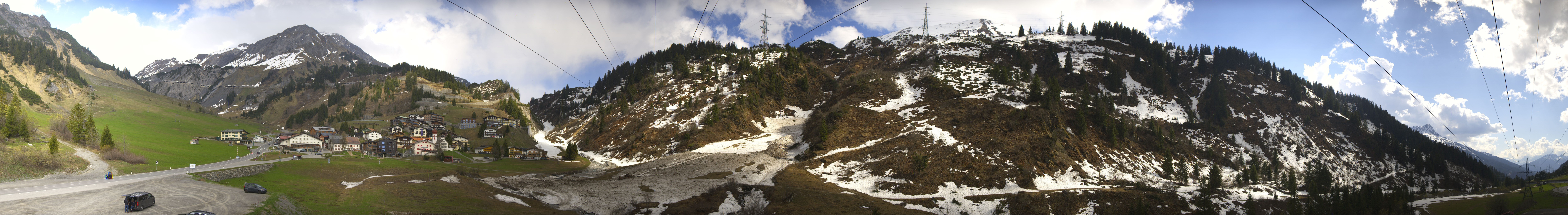 Archiv Foto Webcam Ski Arlberg: Stuben Ortsblick