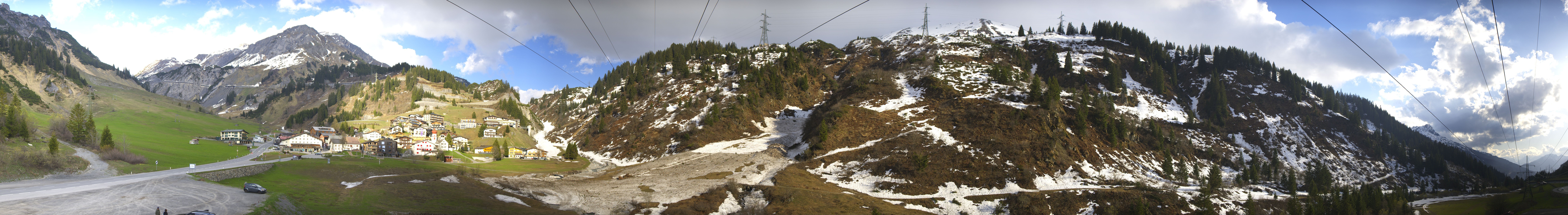 Archiv Foto Webcam Ski Arlberg: Stuben Ortsblick