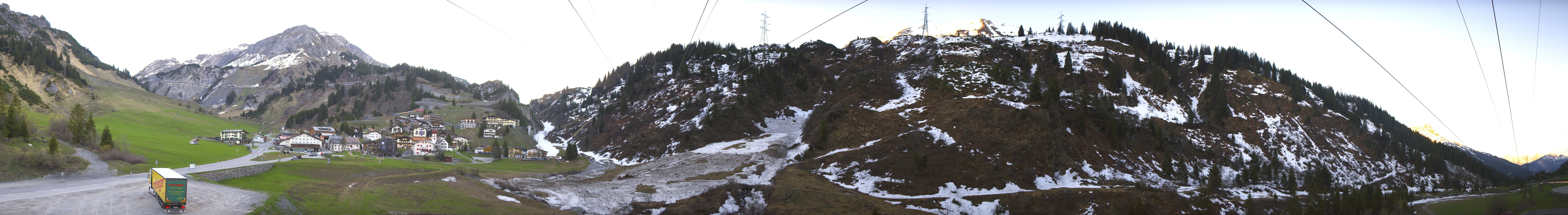 Archived image Webcam Ski Arlberg: Town of Stuben