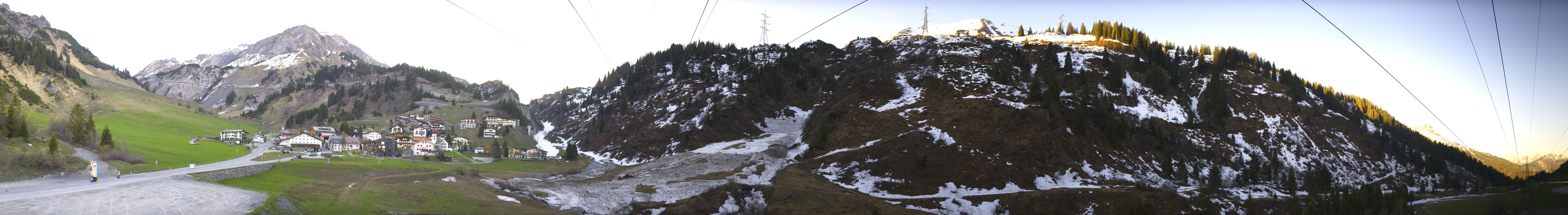 Archived image Webcam Ski Arlberg: Town of Stuben