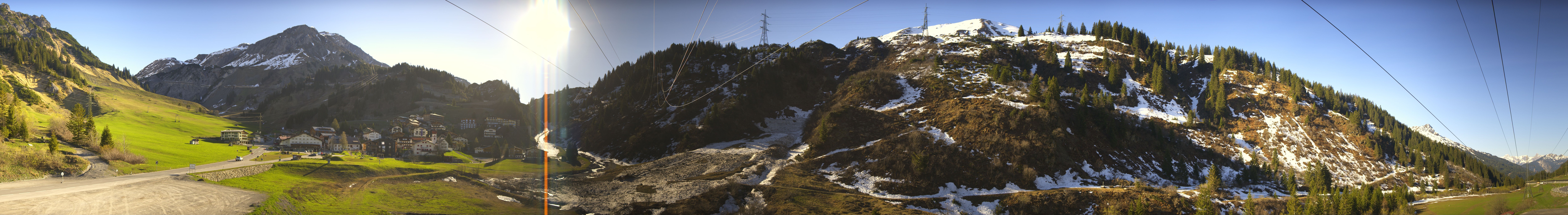 Archived image Webcam Ski Arlberg: Town of Stuben