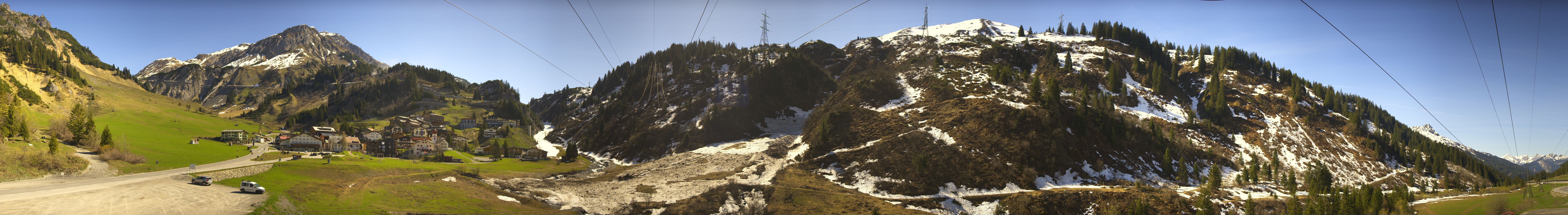 Archived image Webcam Ski Arlberg: Town of Stuben