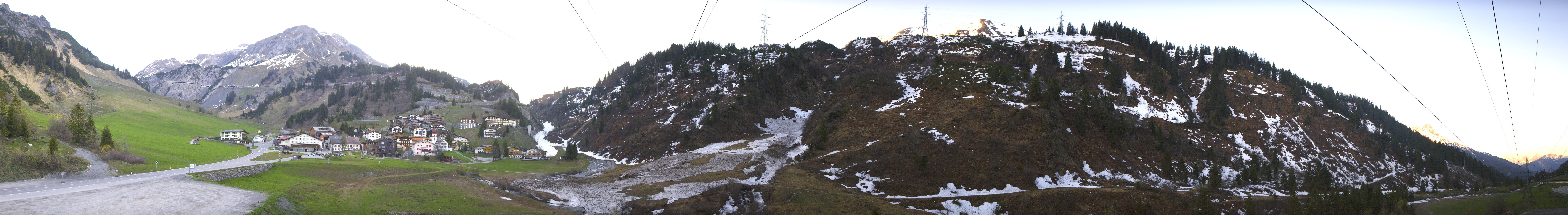 Archived image Webcam Ski Arlberg: Town of Stuben