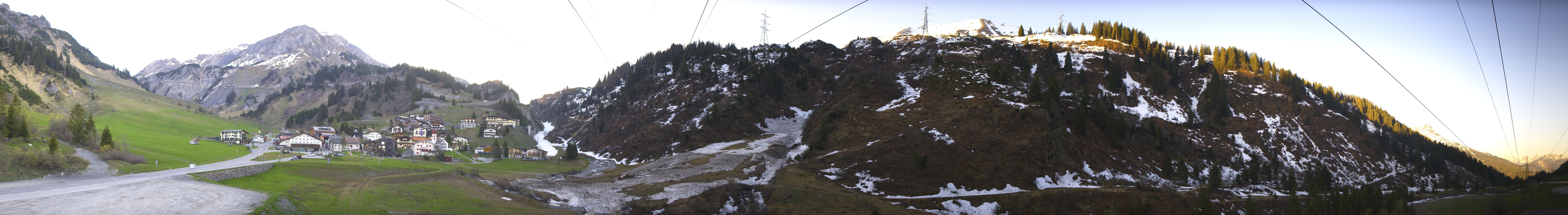 Archived image Webcam Ski Arlberg: Town of Stuben