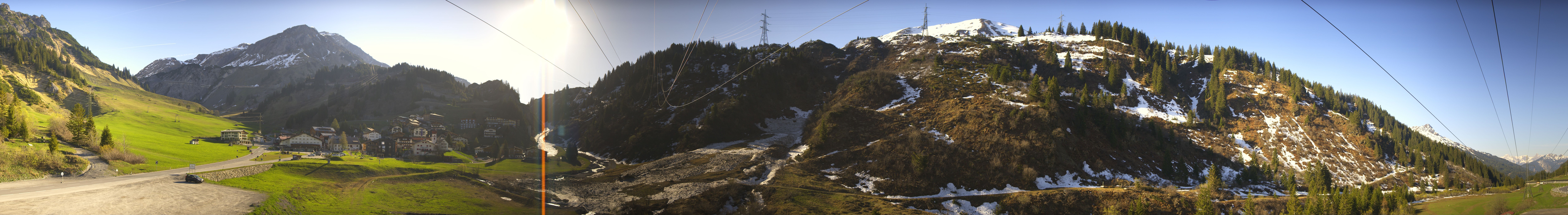 Archived image Webcam Ski Arlberg: Town of Stuben