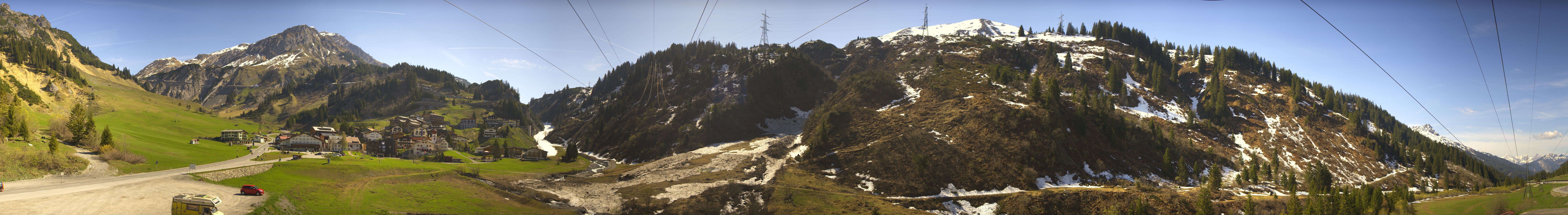 Archiv Foto Webcam Ski Arlberg: Stuben Ortsblick