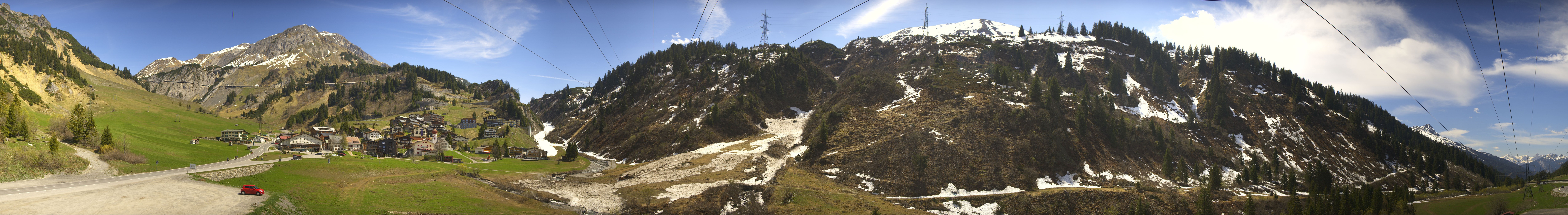 Archiv Foto Webcam Ski Arlberg: Stuben Ortsblick