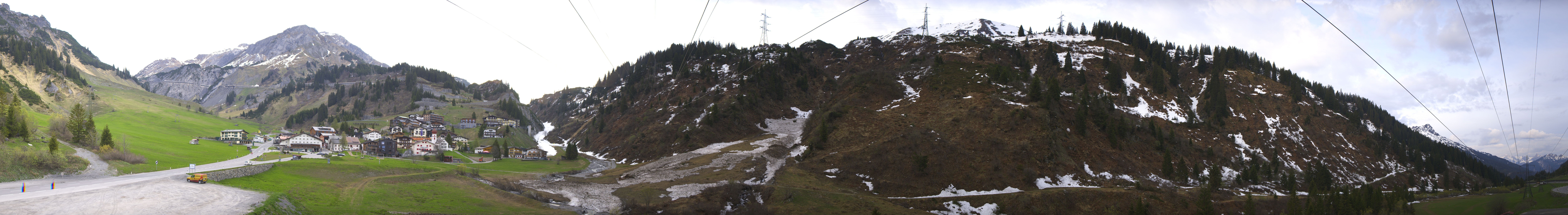 Archiv Foto Webcam Ski Arlberg: Stuben Ortsblick