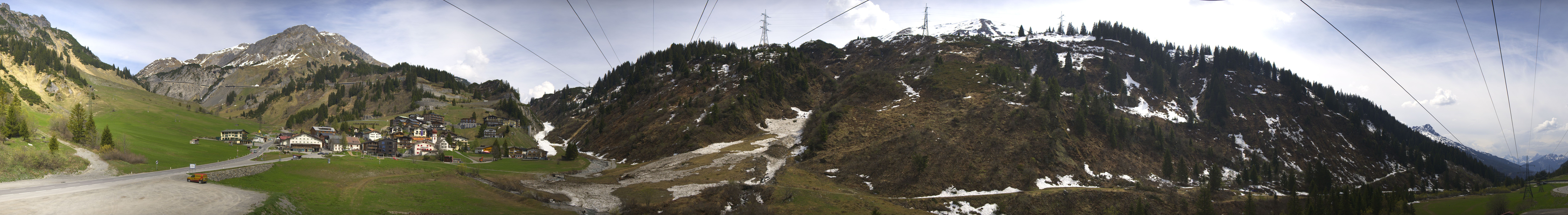 Archived image Webcam Ski Arlberg: Town of Stuben