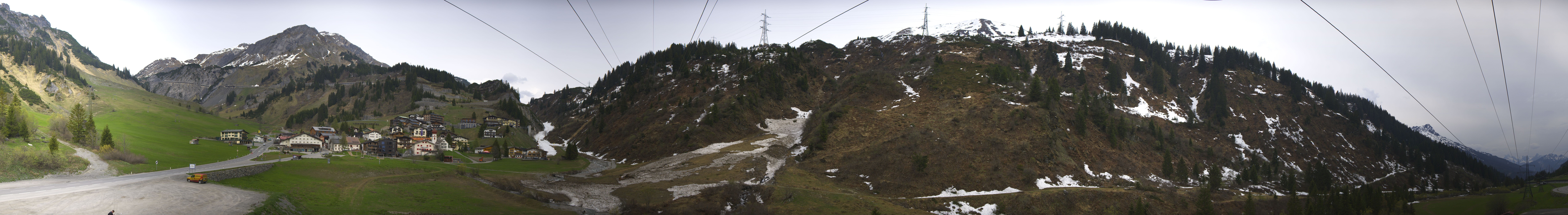 Archived image Webcam Ski Arlberg: Town of Stuben
