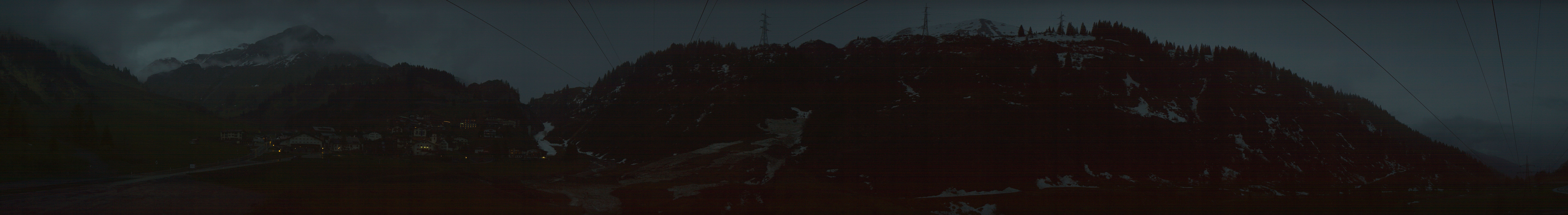 Archived image Webcam Ski Arlberg: Town of Stuben