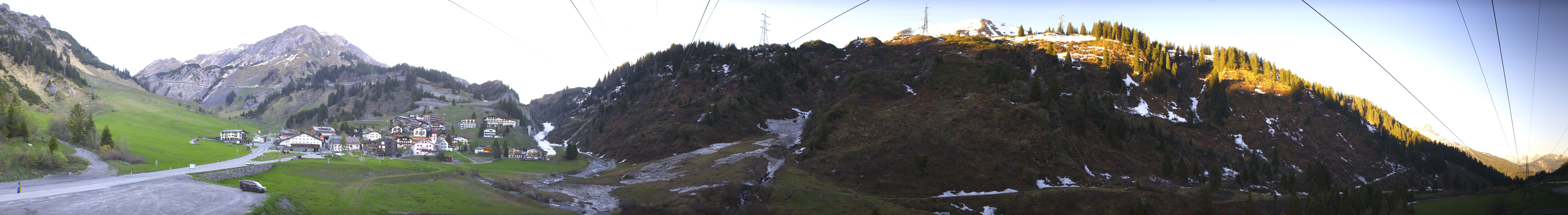 Archiv Foto Webcam Ski Arlberg: Stuben Ortsblick