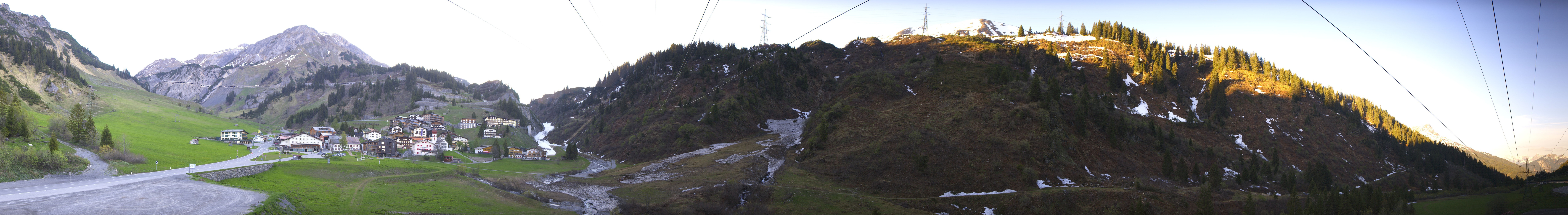 Archiv Foto Webcam Ski Arlberg: Stuben Ortsblick