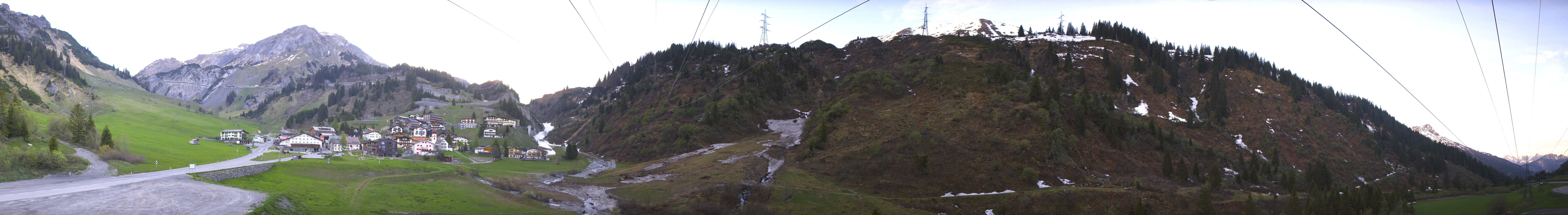 Archiv Foto Webcam Ski Arlberg: Stuben Ortsblick