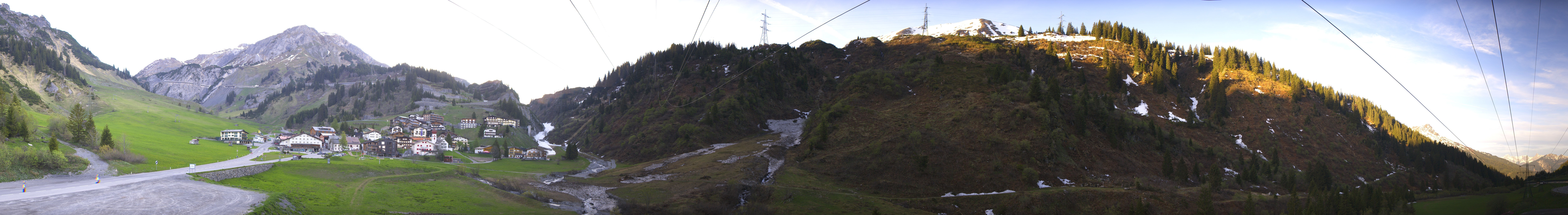 Archiv Foto Webcam Ski Arlberg: Stuben Ortsblick