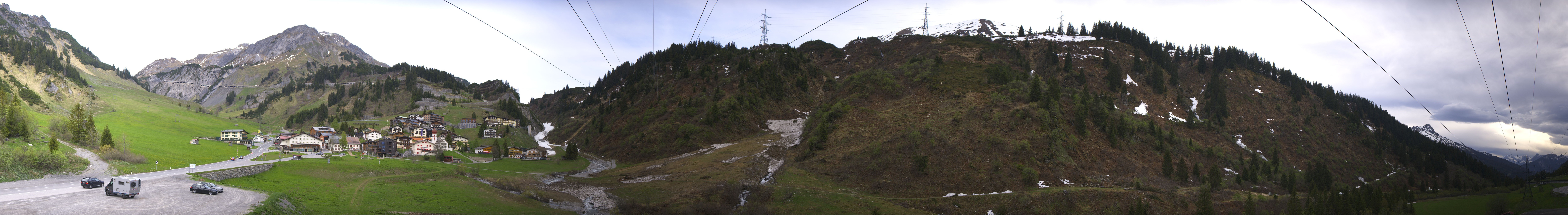 Archiv Foto Webcam Ski Arlberg: Stuben Ortsblick