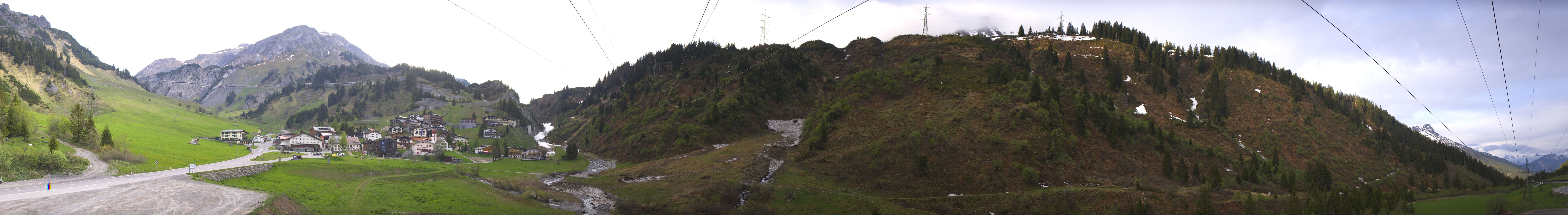 Archiv Foto Webcam Ski Arlberg: Stuben Ortsblick