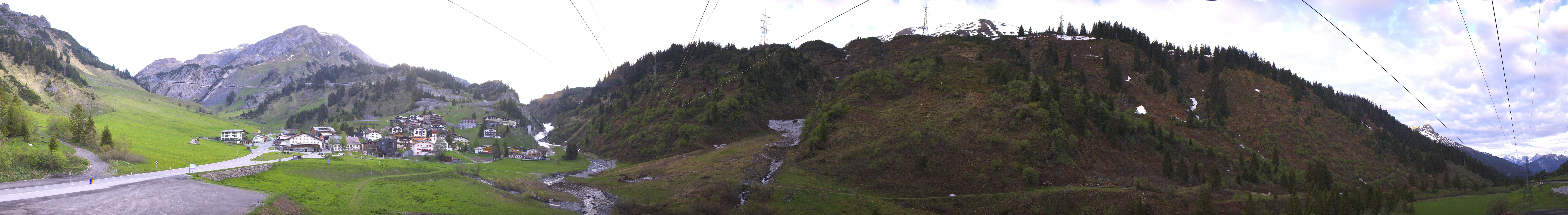 Archiv Foto Webcam Ski Arlberg: Stuben Ortsblick