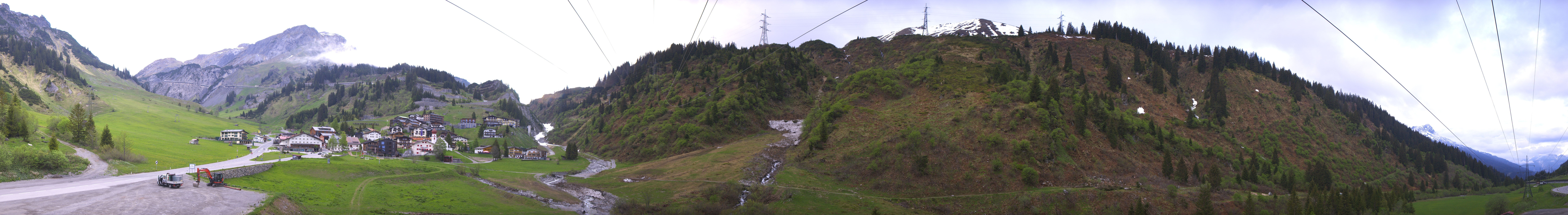 Archived image Webcam Ski Arlberg: Town of Stuben