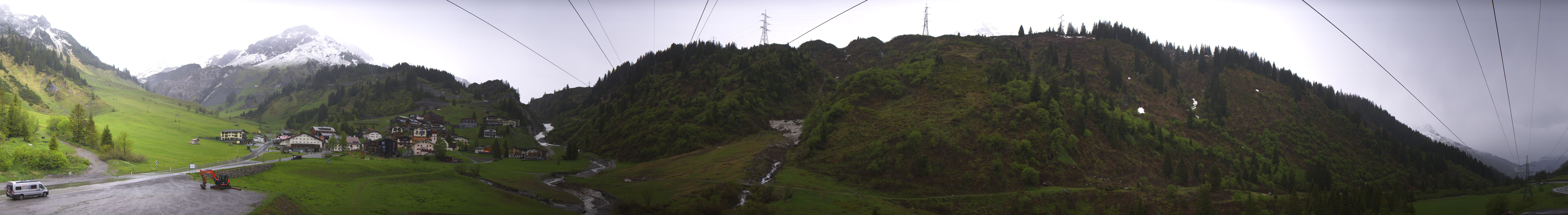 Archived image Webcam Ski Arlberg: Town of Stuben